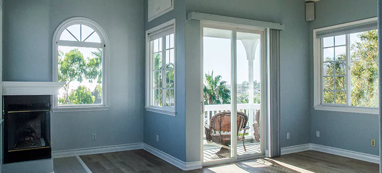 Tempered Glass Sliding Door inPoinciana, FL
